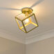 Cassio 1 Light 11 inch Olympic Gold Flush Mount Ceiling Light